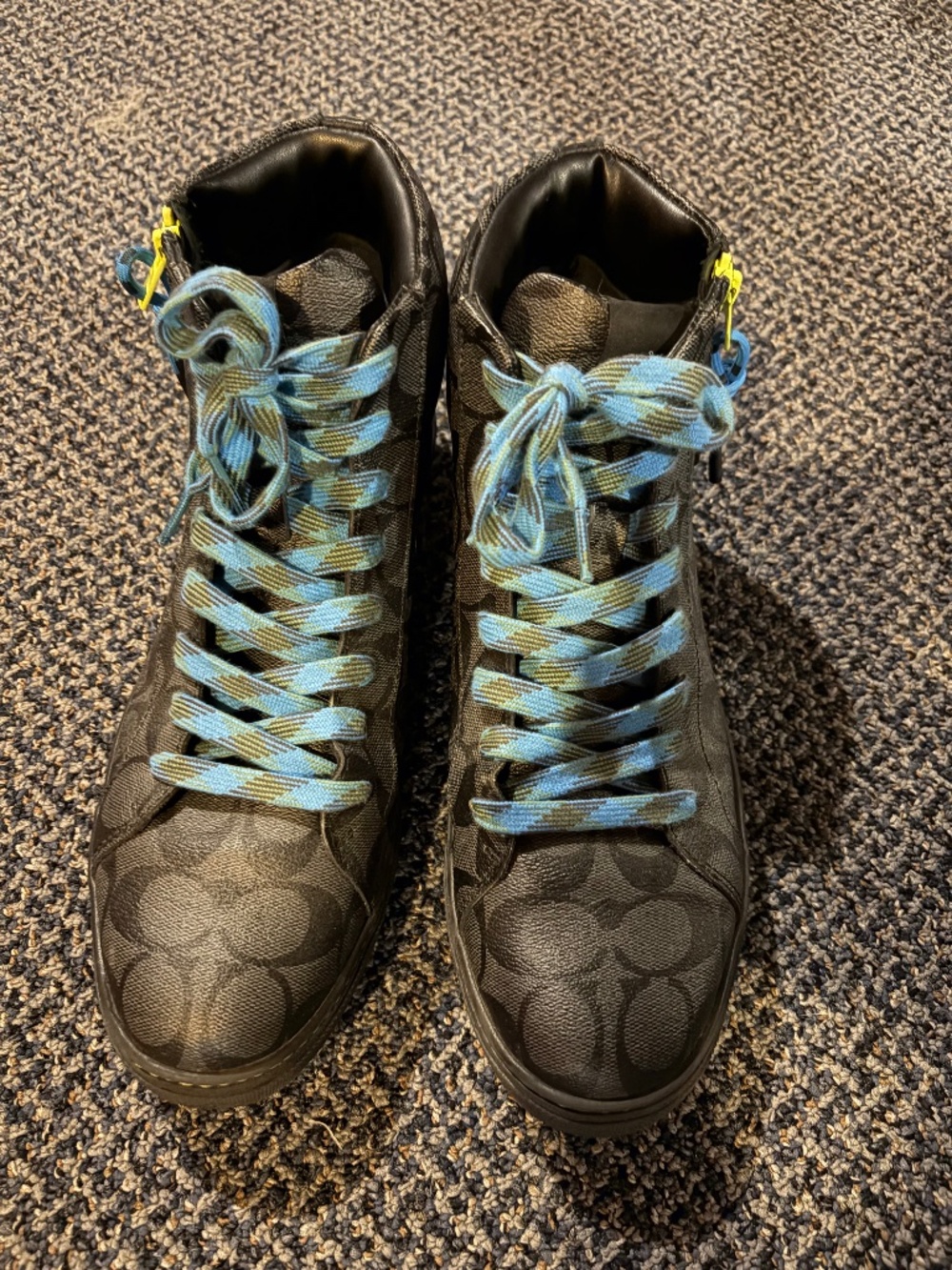 Coach Men’s Clip HiTop Sneaker In Signature Leather